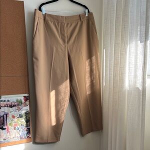 Women's Tailored Tan Trousers